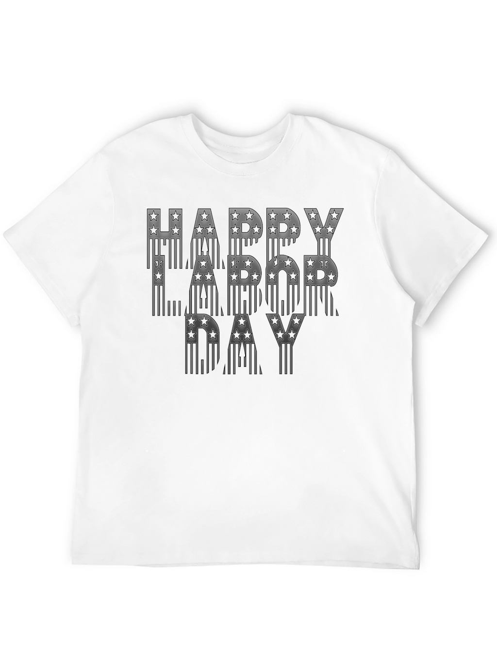 Happy Labor Day Star Graphic T-Shirt