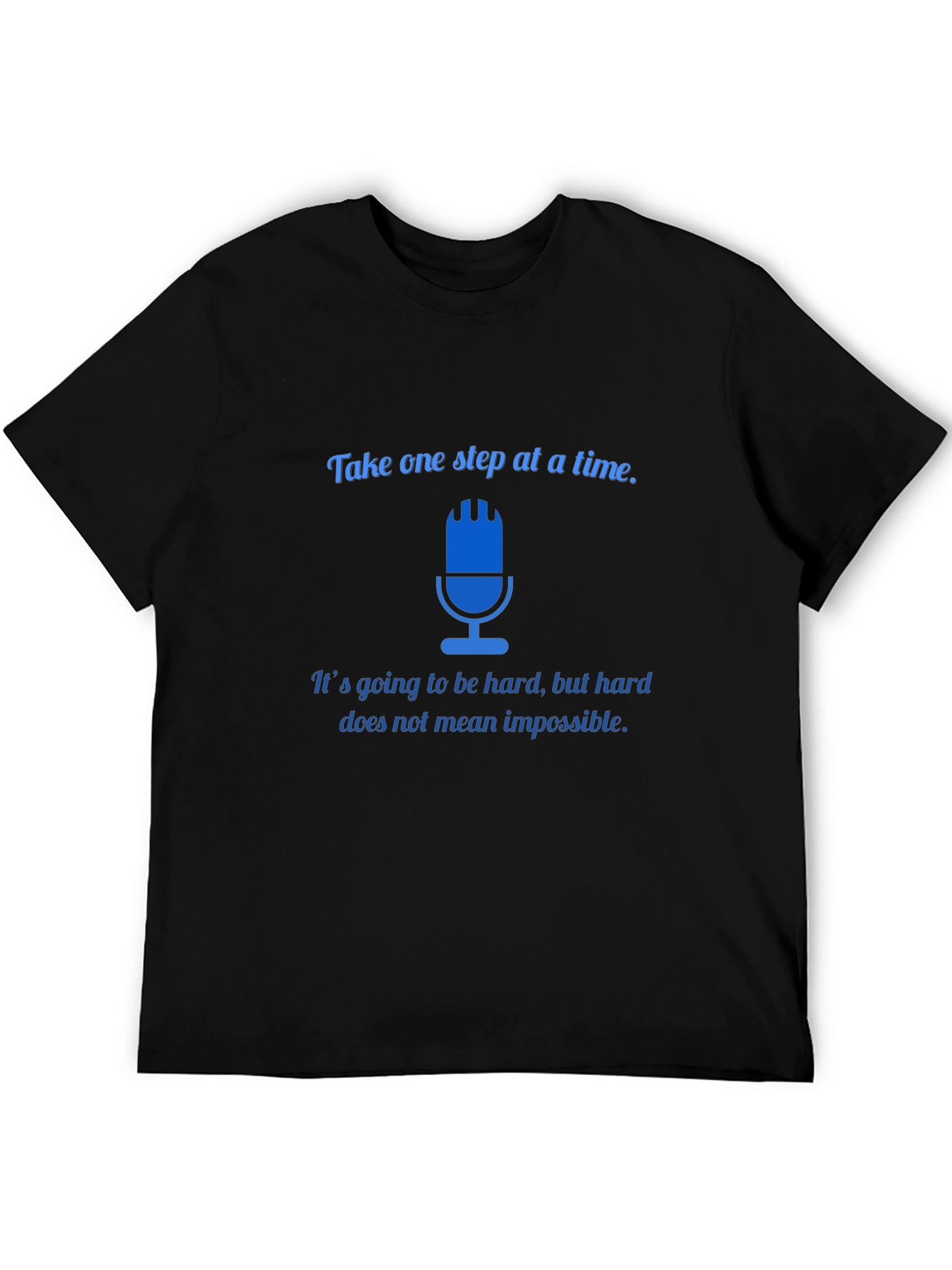 Motivational Graphic Tee - Take One Step at a Time