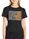 Abstract Topo Graphic Mens T-Shirt