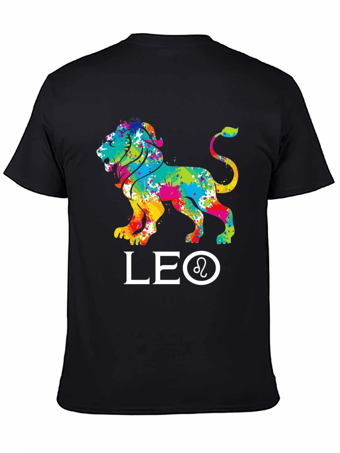 Colorful Leo Zodiac Sign T-Shirt
