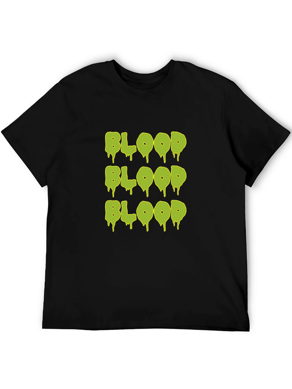 Glow Blood Graphic T-Shirt - Mens Black Tee