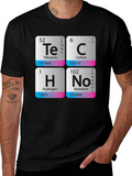 Periodic Table Techno T-Shirt - Science Music Tee