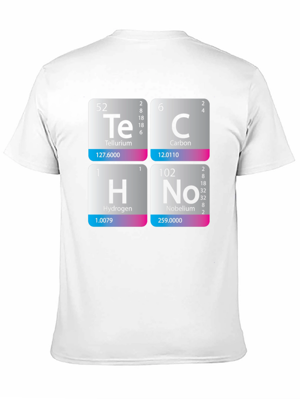 Periodic Table Techno T-Shirt - Science Music Tee