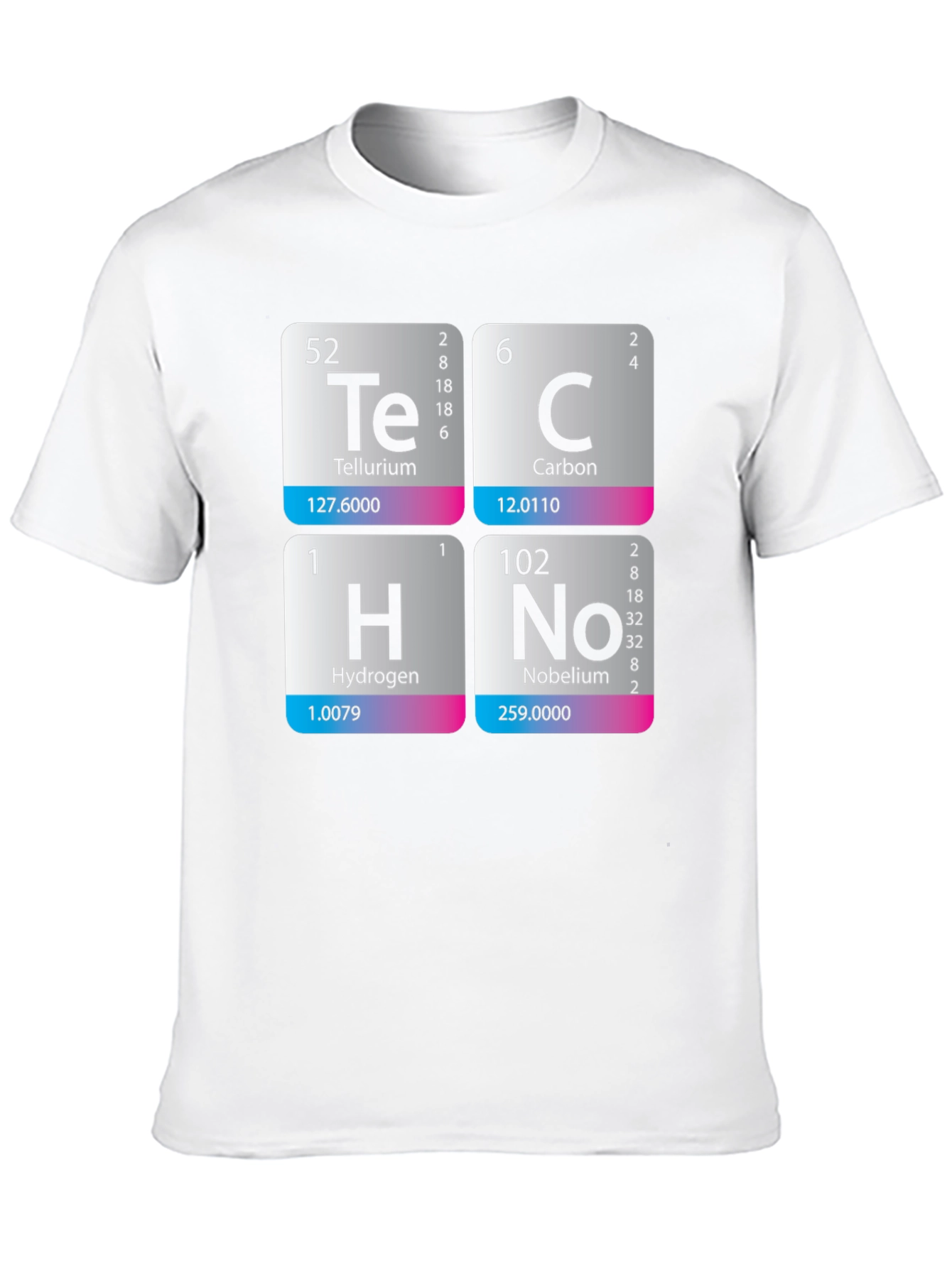 Periodic Table Techno T-Shirt - Science Music Tee