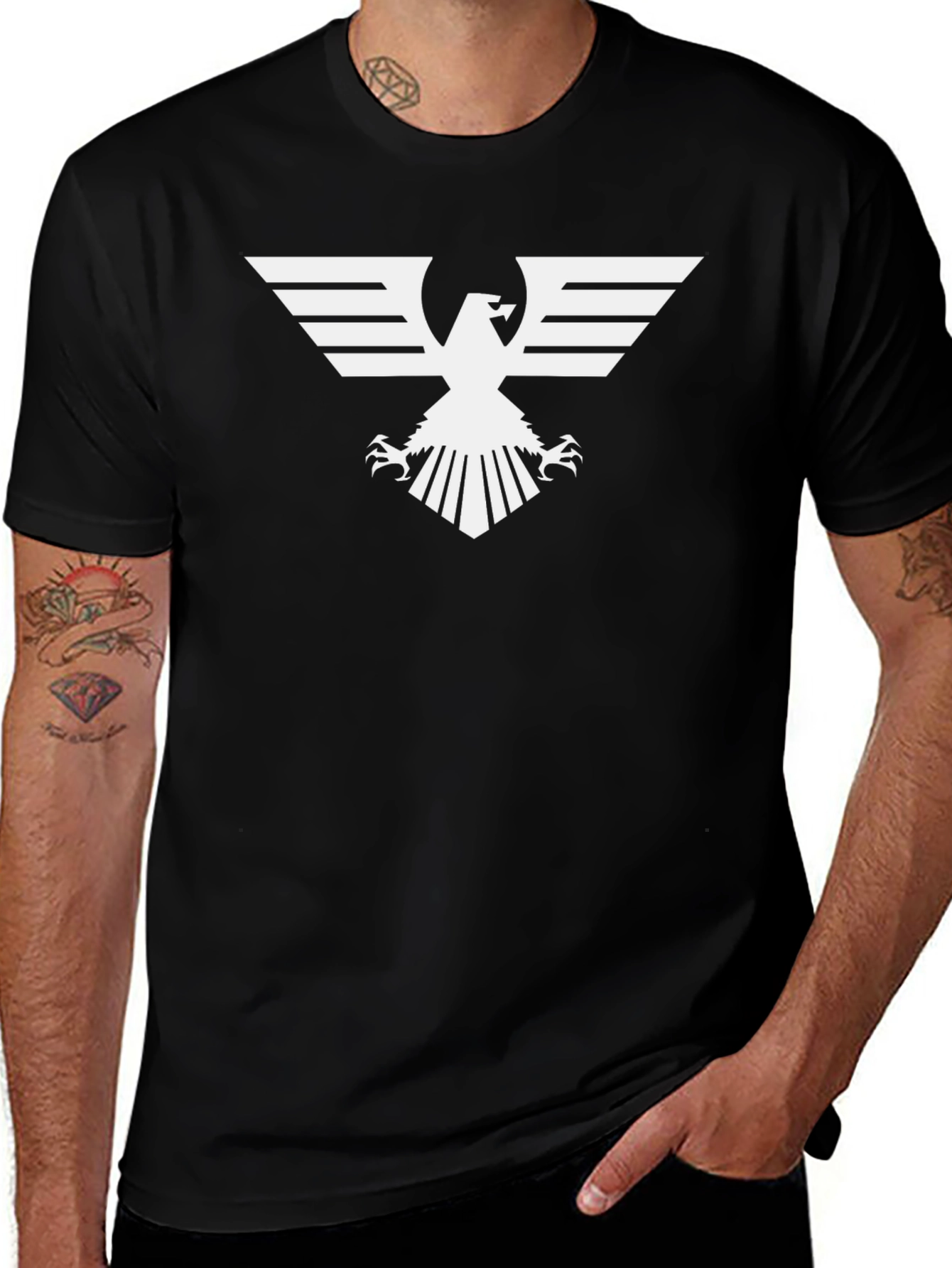 Eagle Graphic Tee - Bold Black T-Shirt