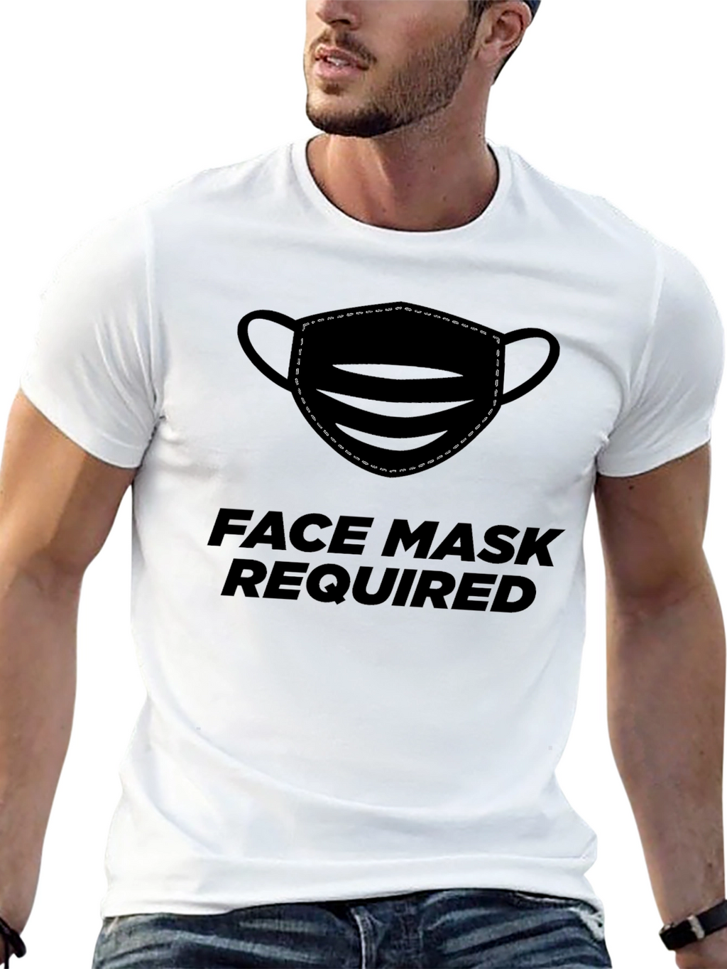 Face Mask Required Graphic Tee