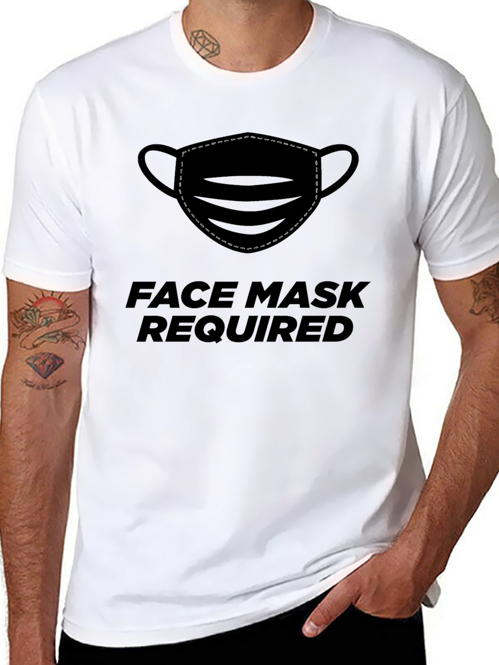 Face Mask Required Graphic Tee