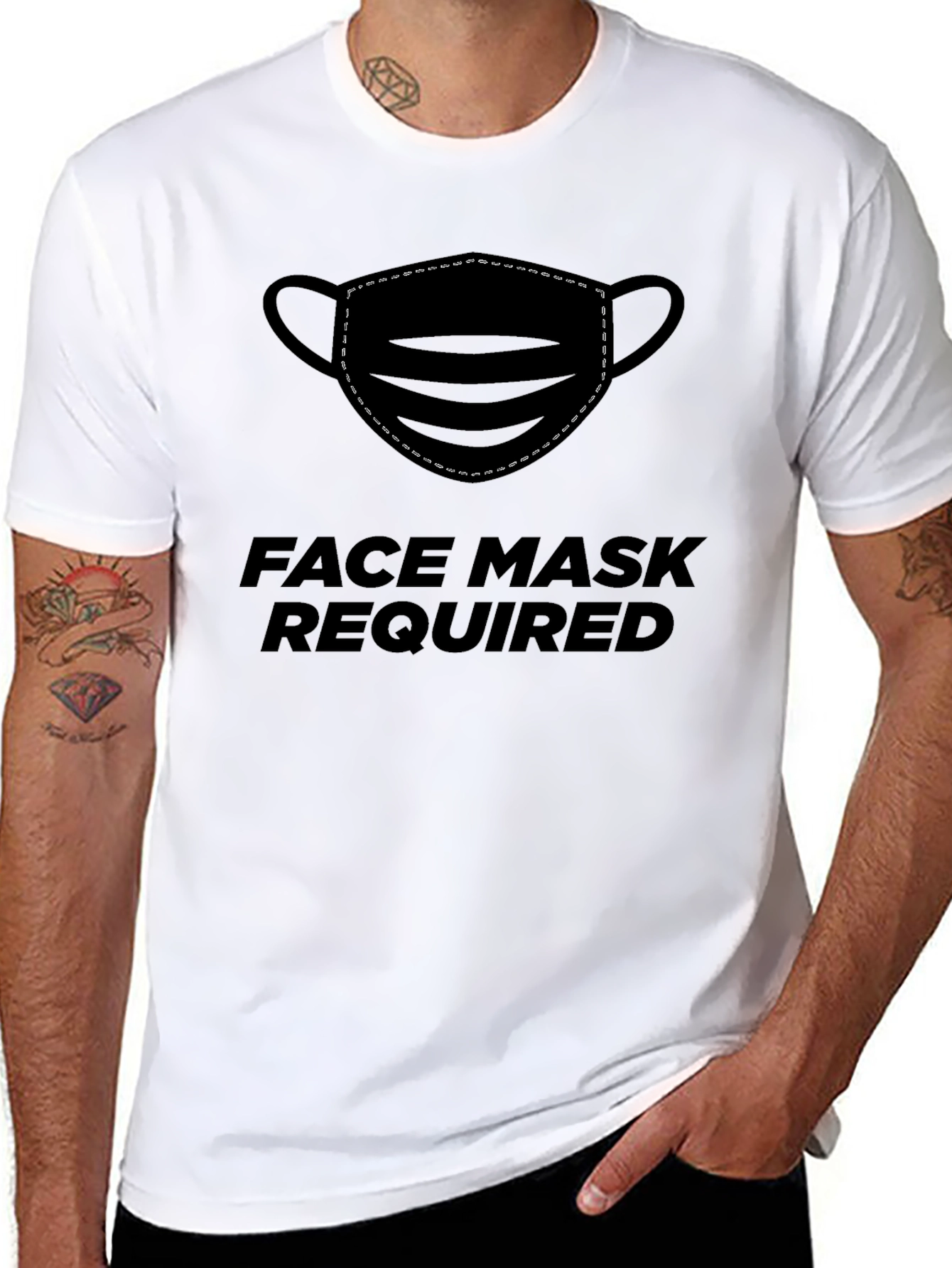 Face Mask Required Graphic Tee