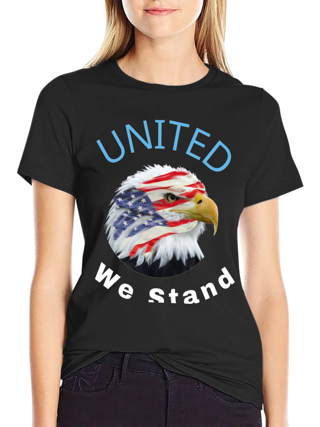 United We Stand Patriotic Eagle T-Shirt