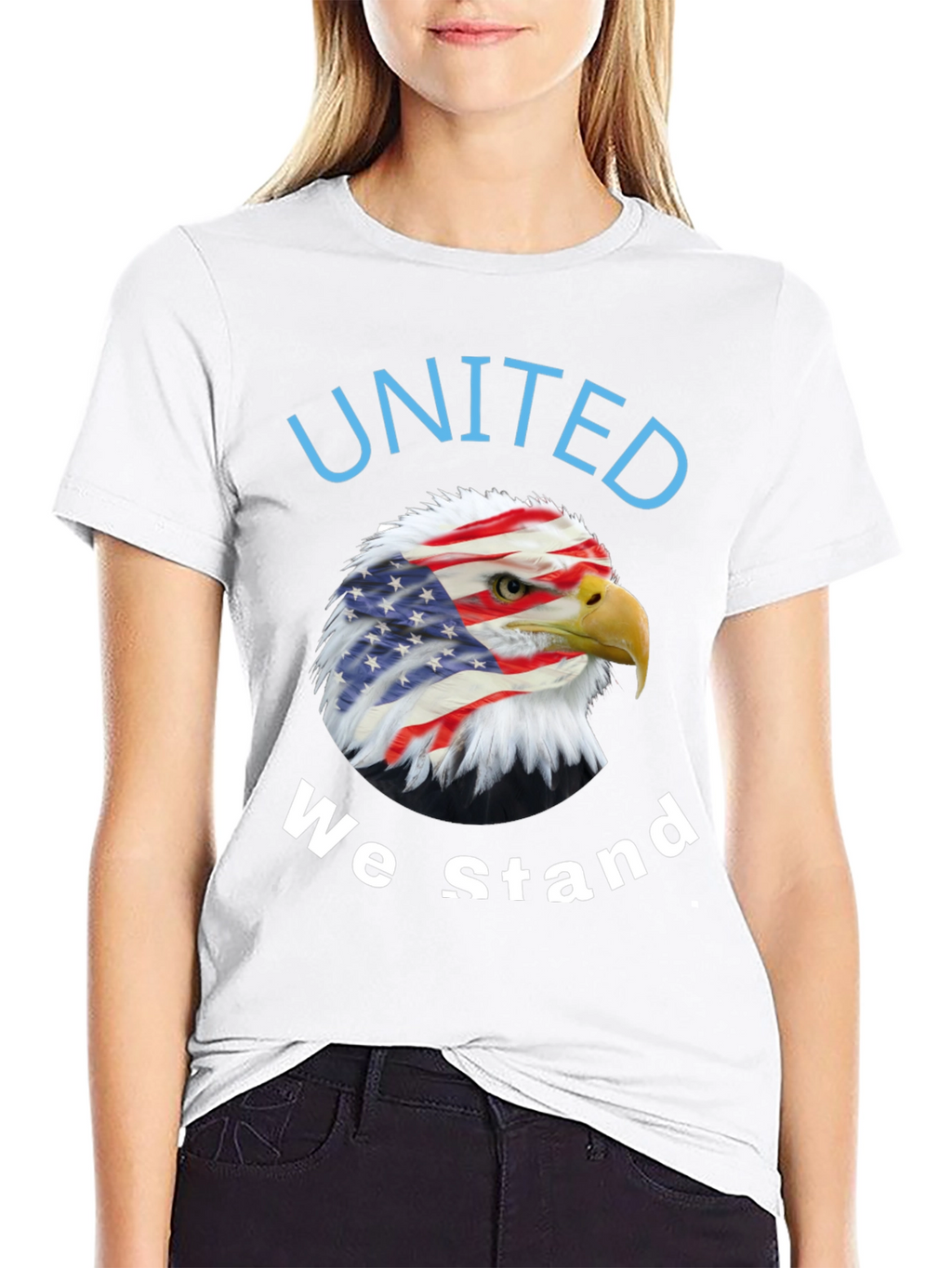 United We Stand Patriotic Eagle T-Shirt