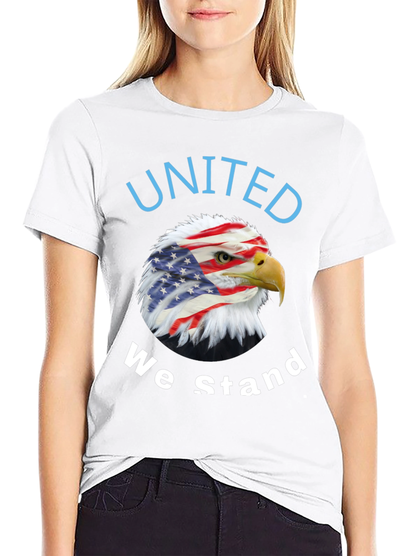 United We Stand Patriotic Eagle T-Shirt