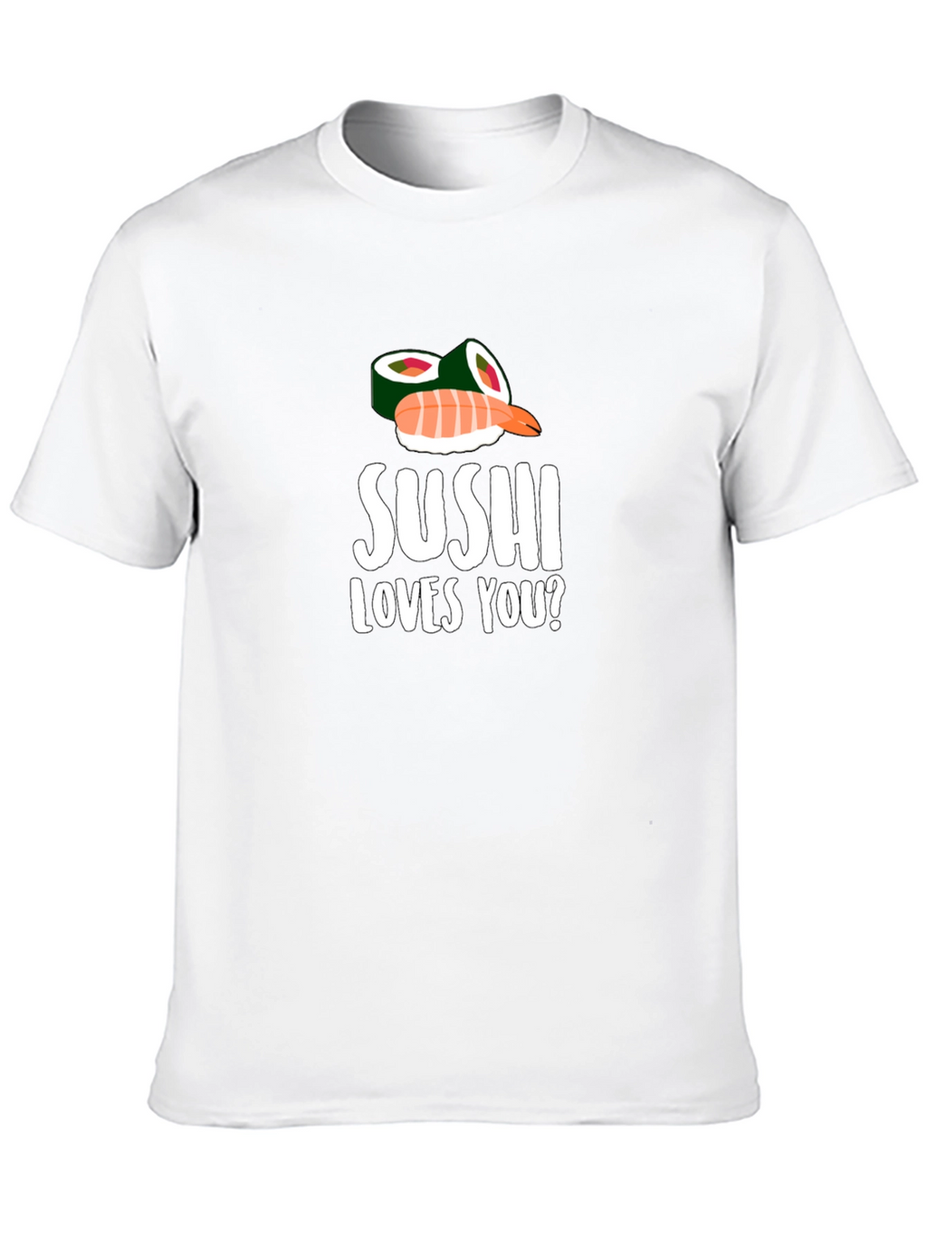 Sushi Loves You? Graphic T-Shirt - Black