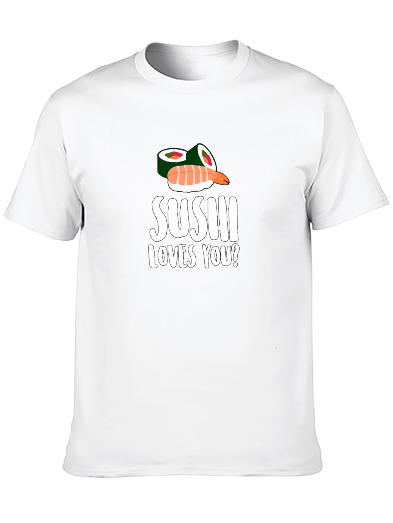 Sushi Loves You? Graphic T-Shirt - Black
