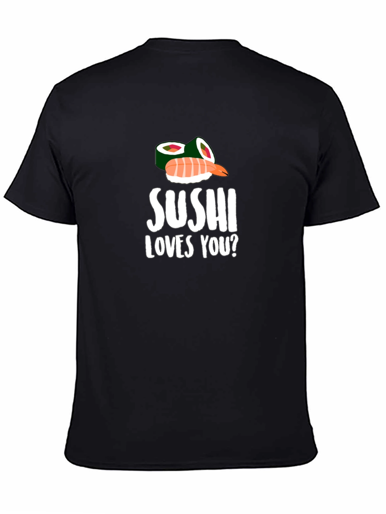 Sushi Loves You? Graphic T-Shirt - Black