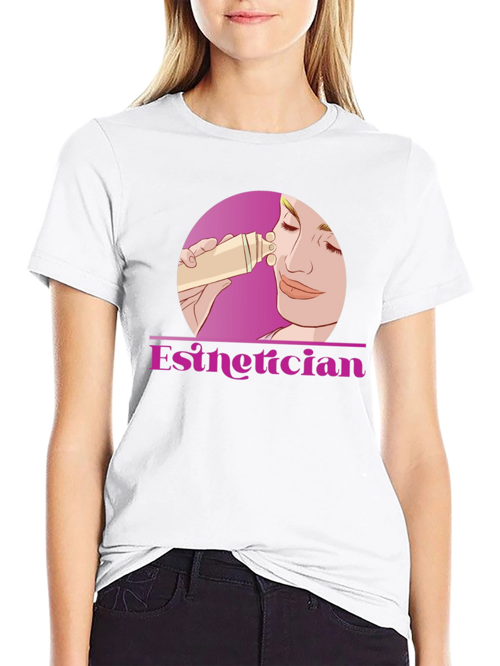Esthetician T-Shirt - Black Beauty Skin Care Tee