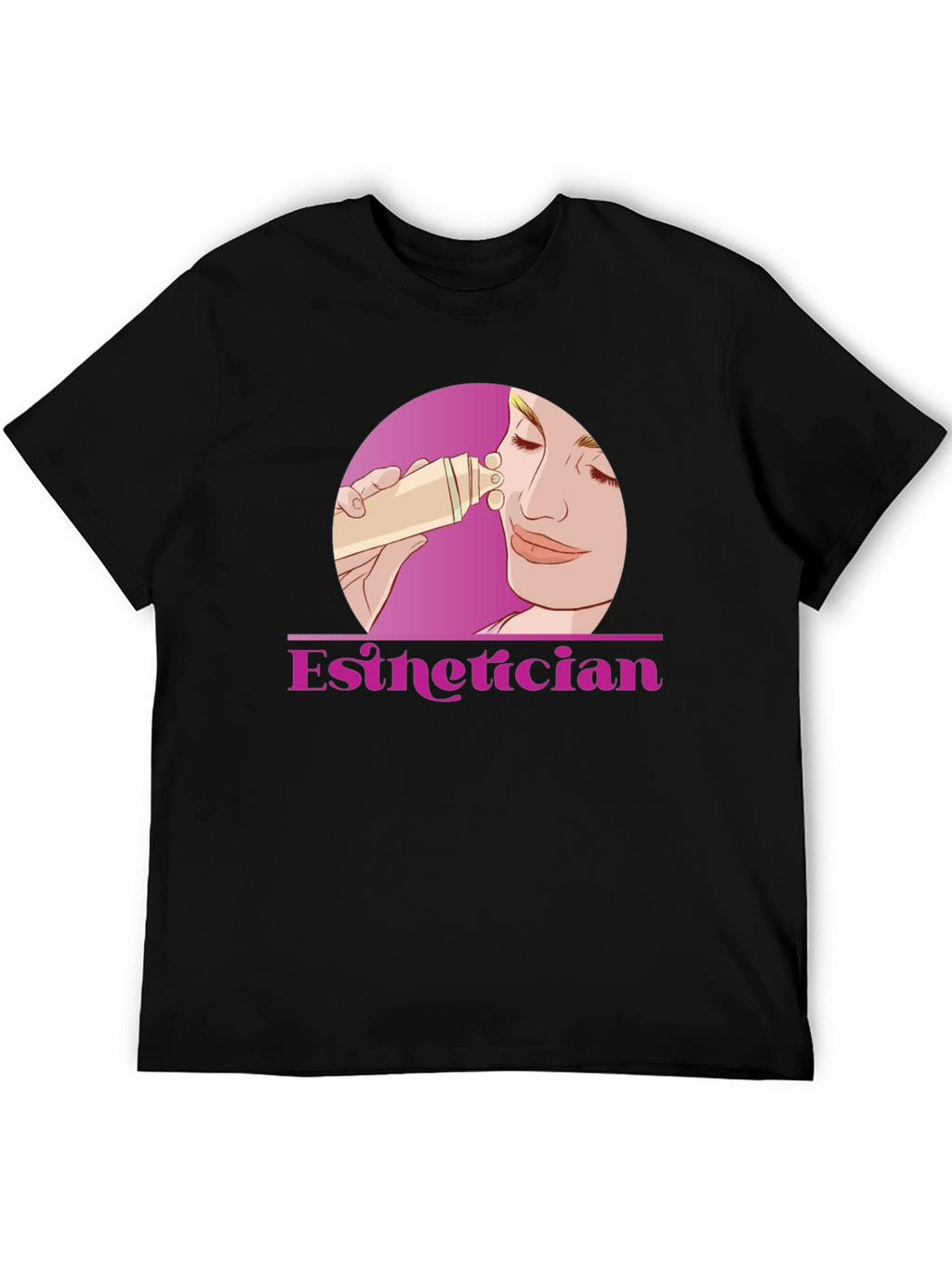 Esthetician T-Shirt - Black Beauty Skin Care Tee