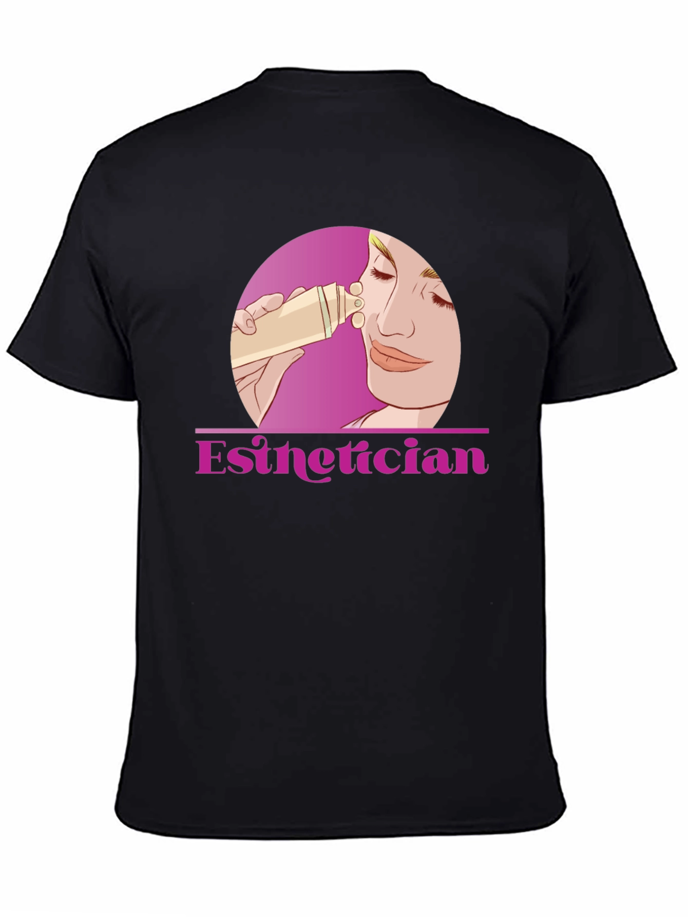Esthetician T-Shirt - Black Beauty Skin Care Tee