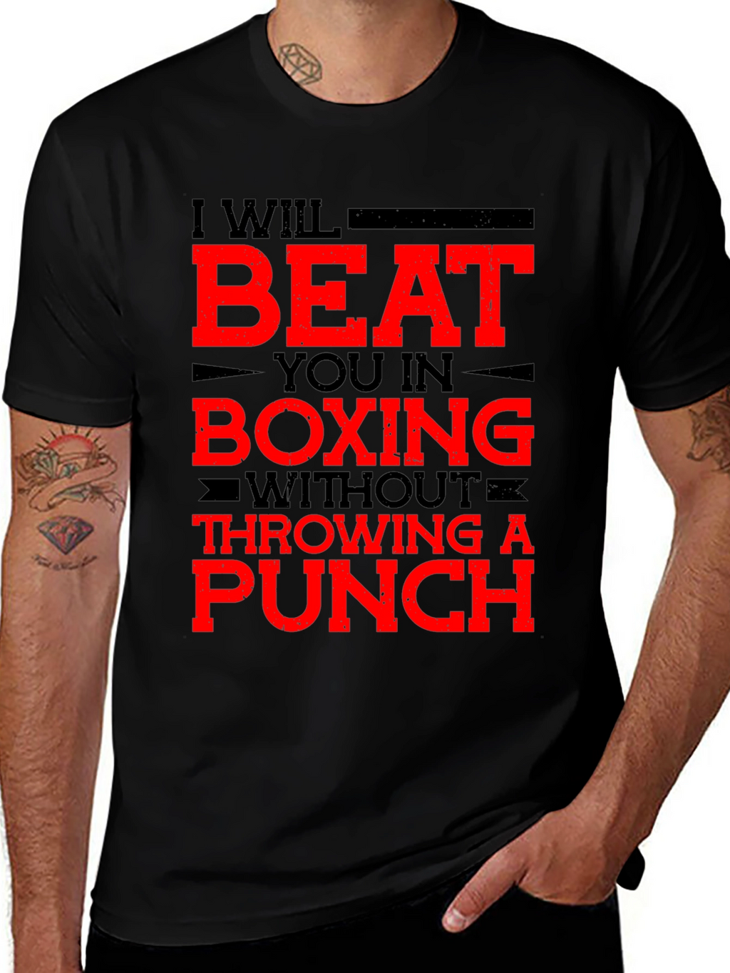 Funny Boxing T-Shirt - I Will Beat You