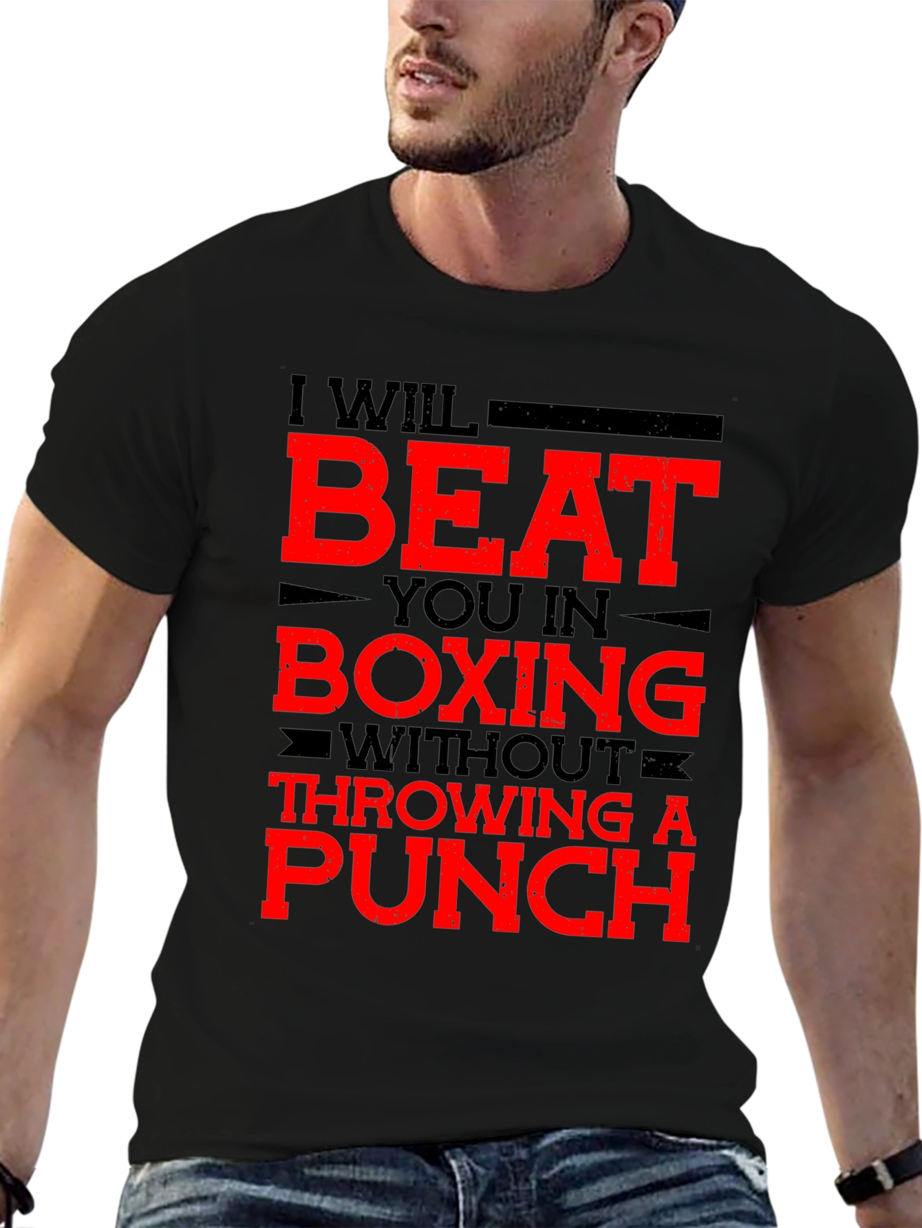 Funny Boxing T-Shirt - I Will Beat You