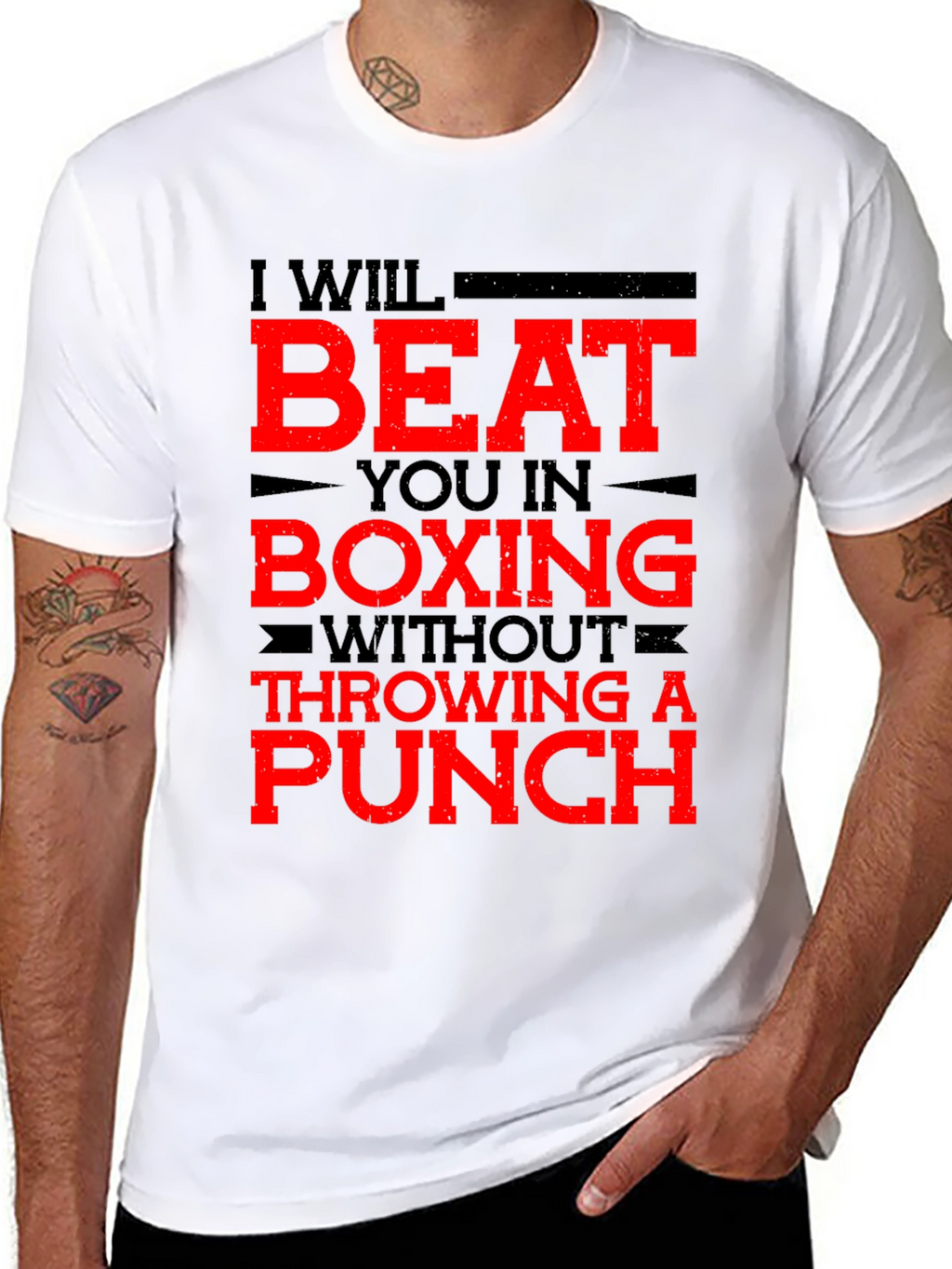 Funny Boxing T-Shirt - I Will Beat You