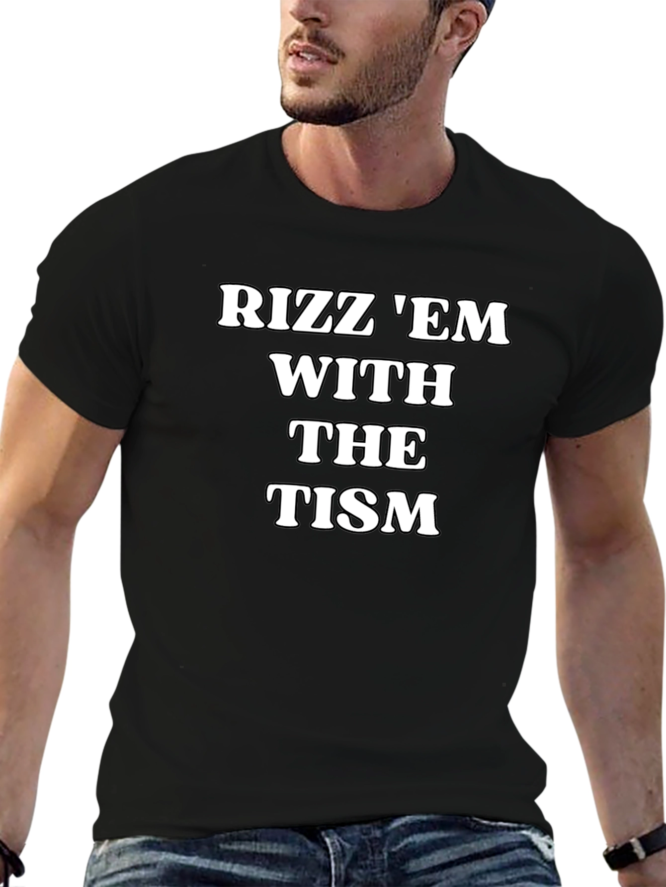 Rizz Em With The Tism Graphic Tee