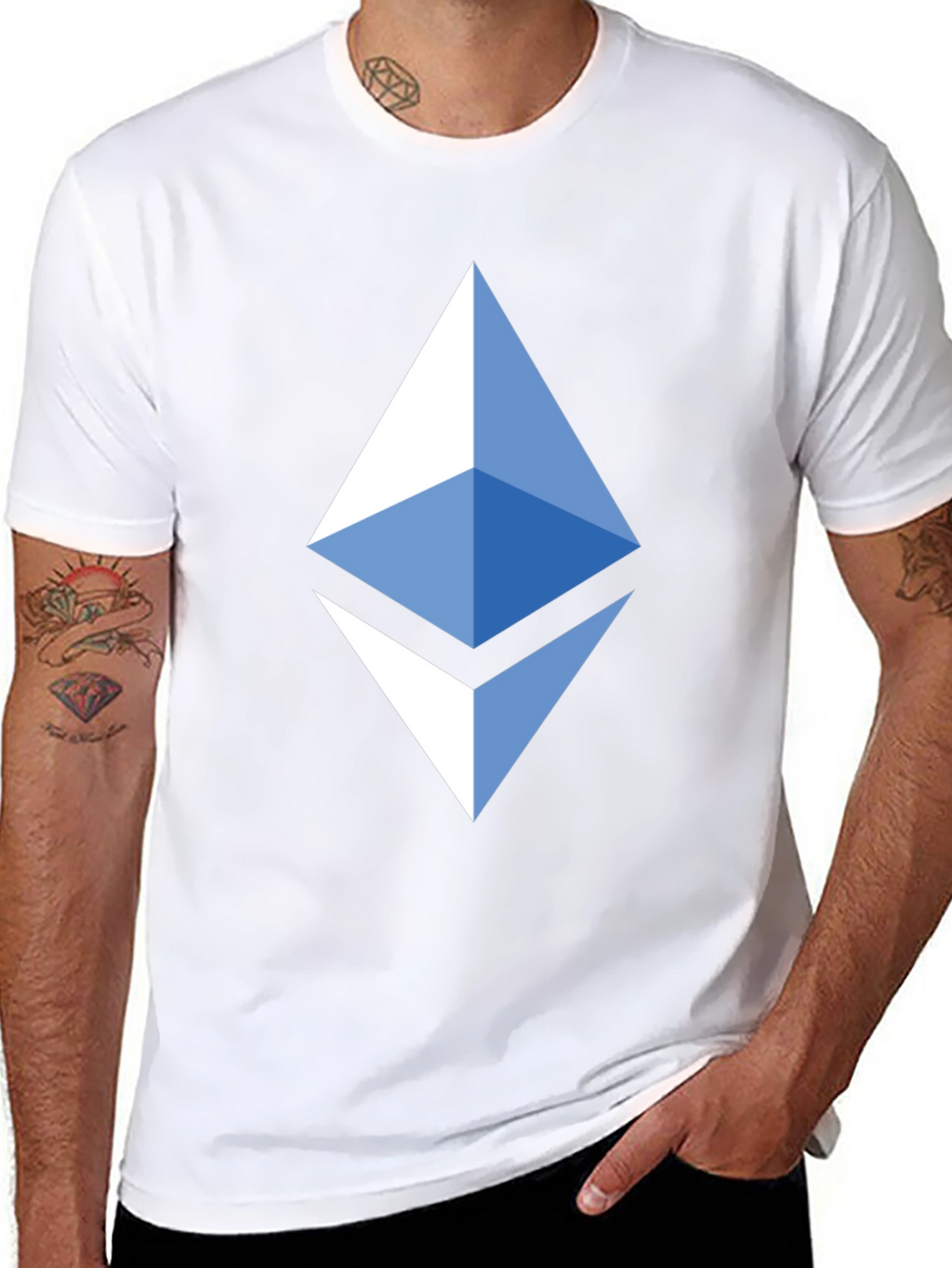 Ethereum Logo T-Shirt - Crypto Fashion Tee