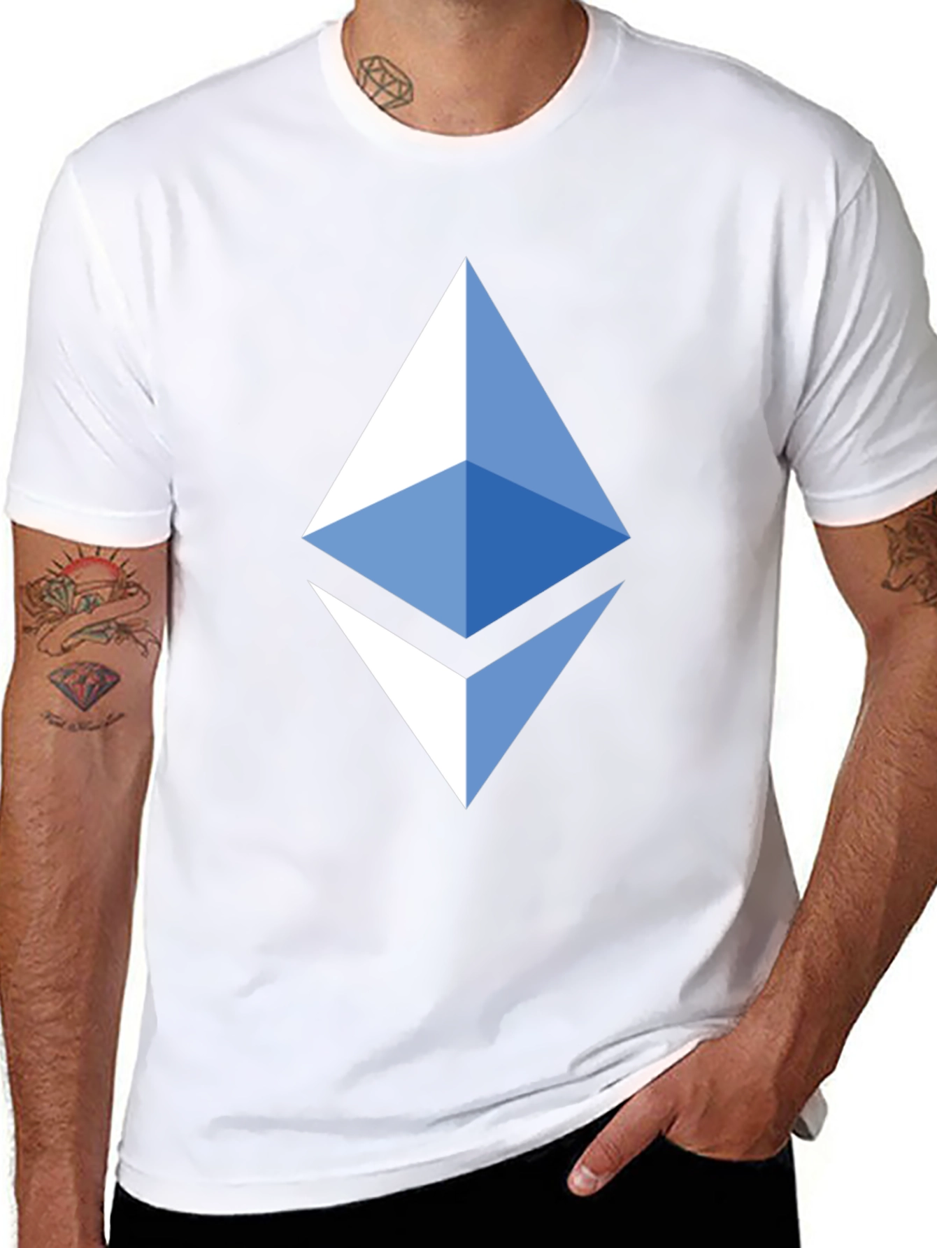 Ethereum Logo T-Shirt - Crypto Fashion Tee