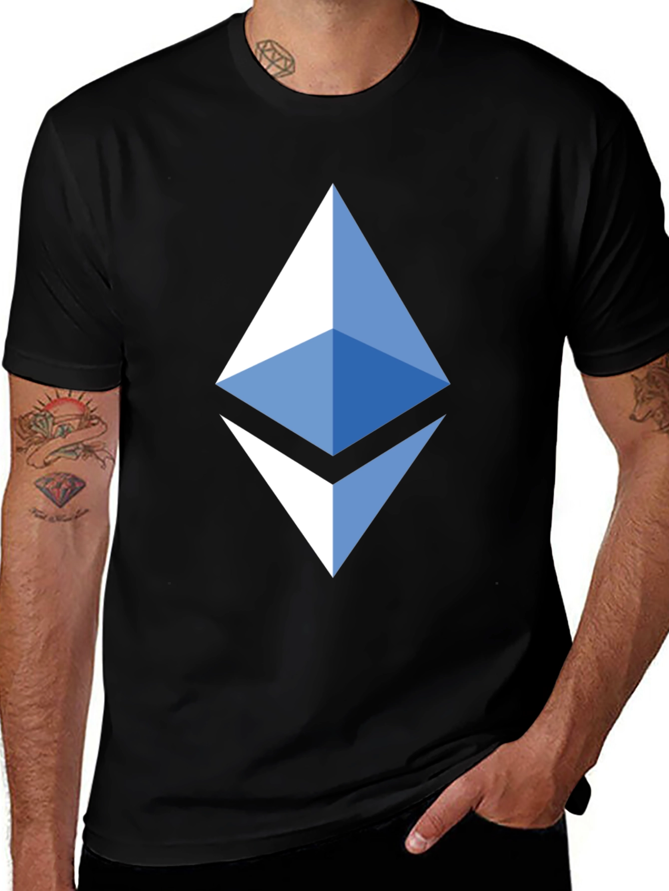 Ethereum Logo T-Shirt - Crypto Fashion Tee