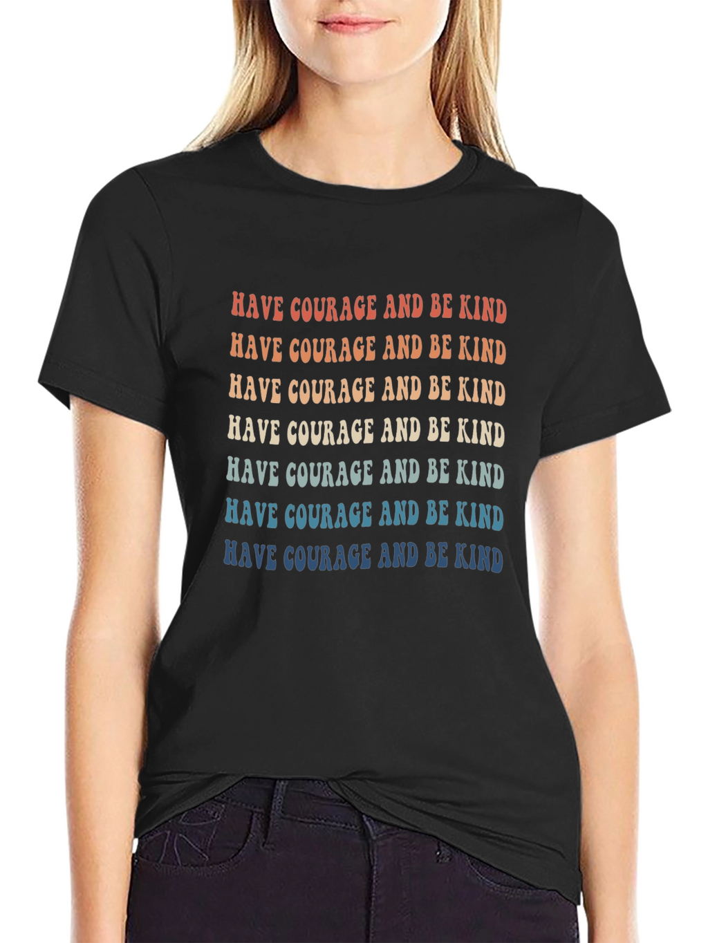 Courage and Kindness T-Shirt - Inspiring Comfort