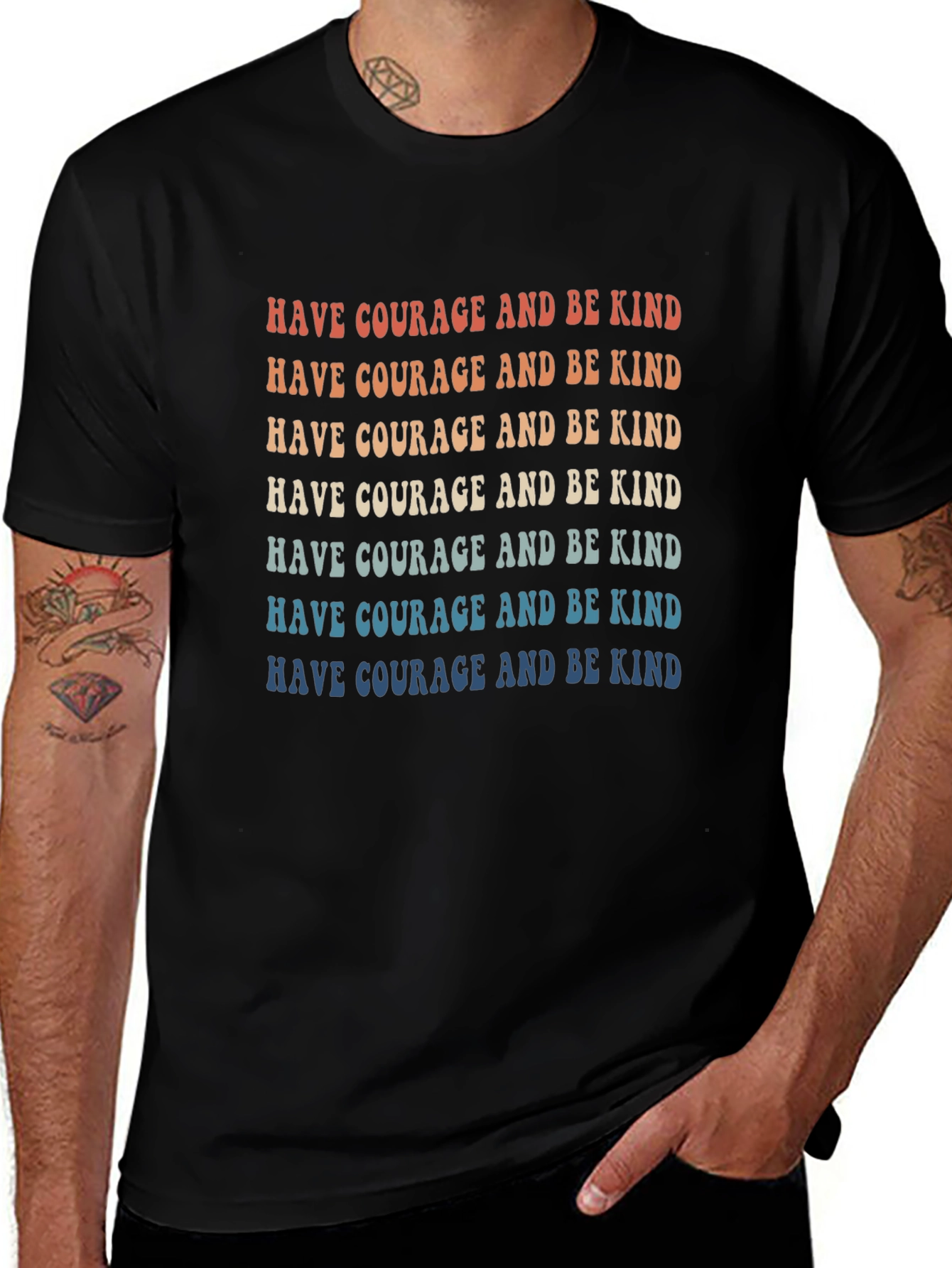 Courage and Kindness T-Shirt - Inspiring Comfort