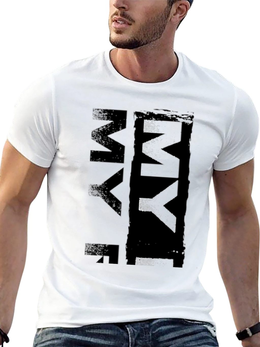 Grunge MYF Black T-Shirt - Urban Style