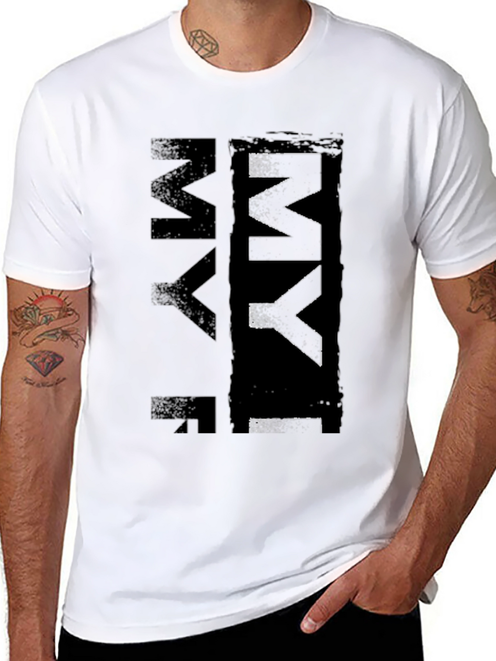 Grunge MYF Black T-Shirt - Urban Style