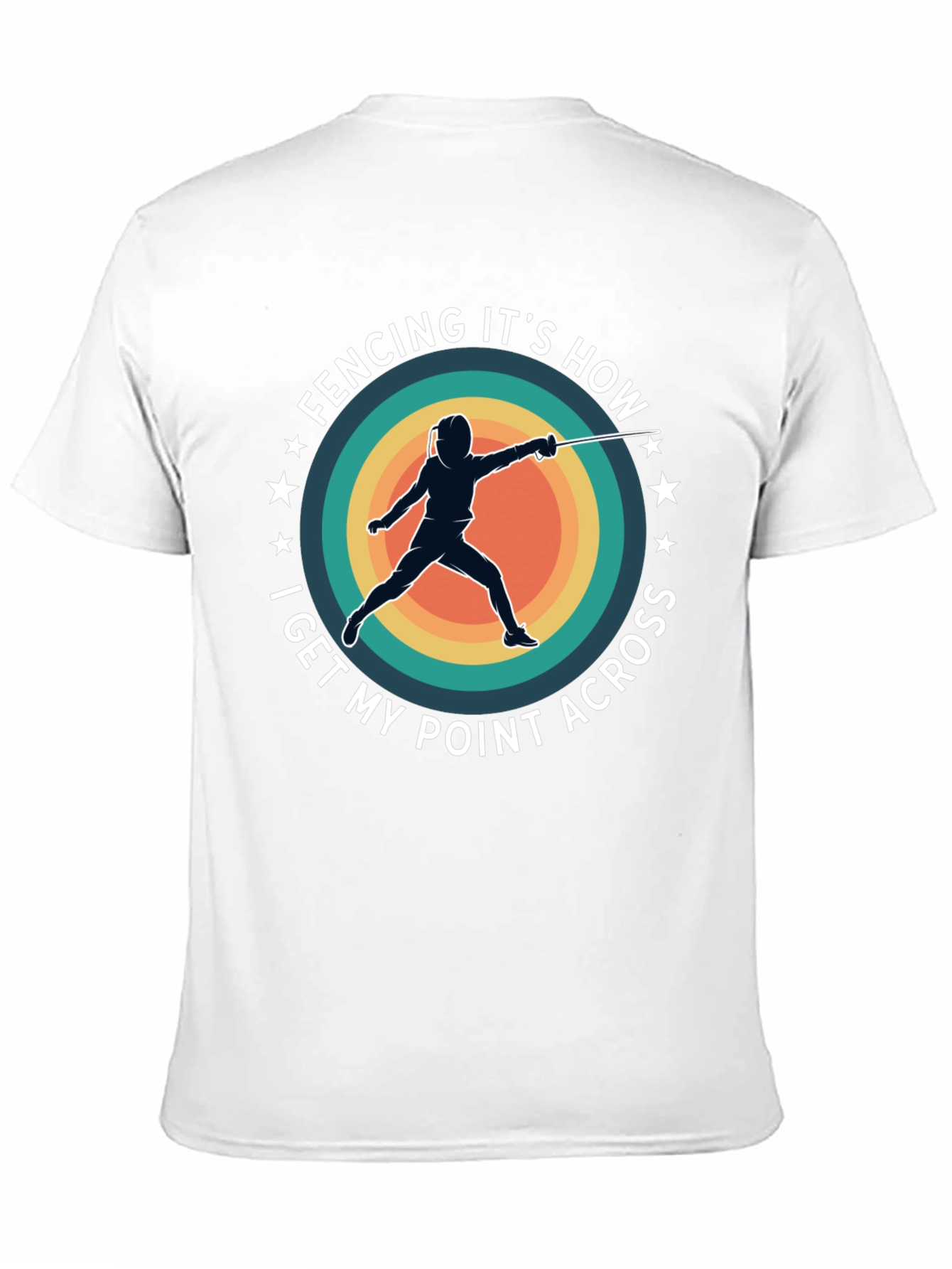 Fencing Point T-Shirt: Fencing Its How I Get My Point Across