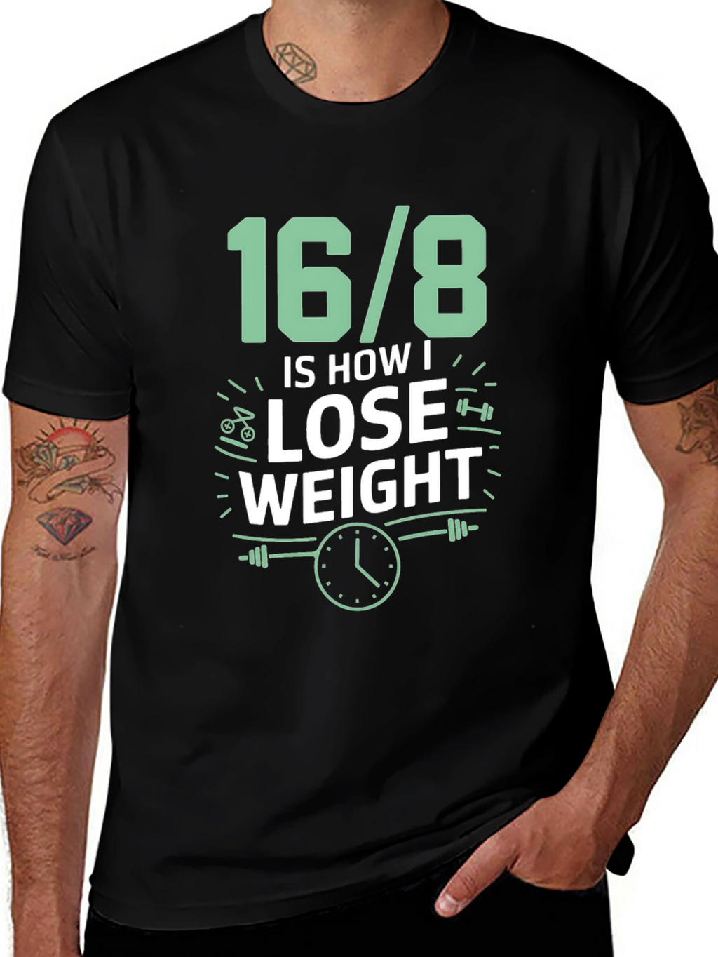 16/8 Intermittent Fasting Weight Loss T-Shirt