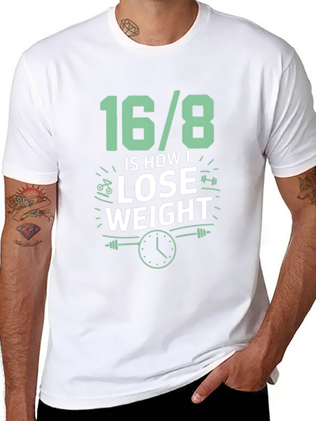 16/8 Intermittent Fasting Weight Loss T-Shirt