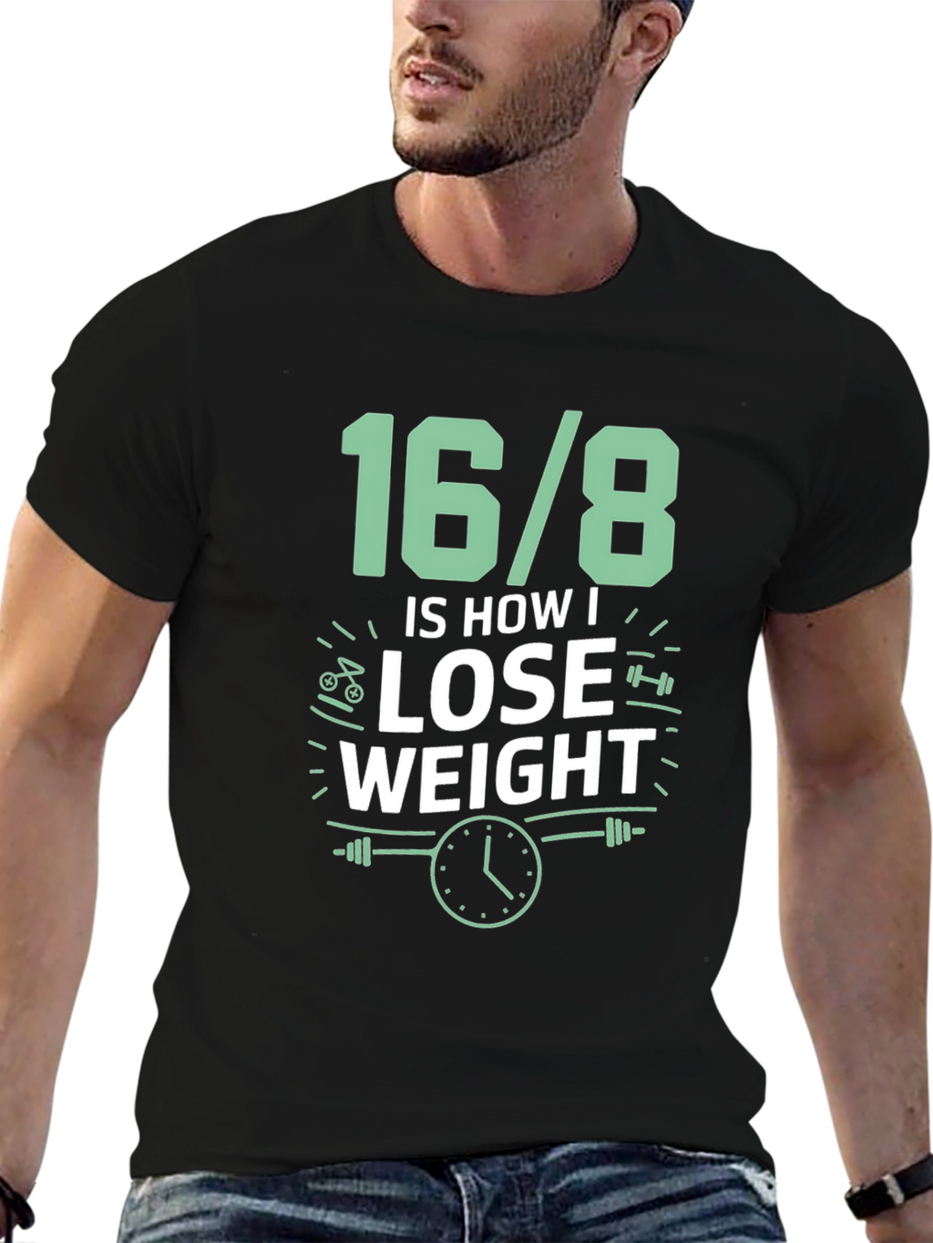 16/8 Intermittent Fasting Weight Loss T-Shirt
