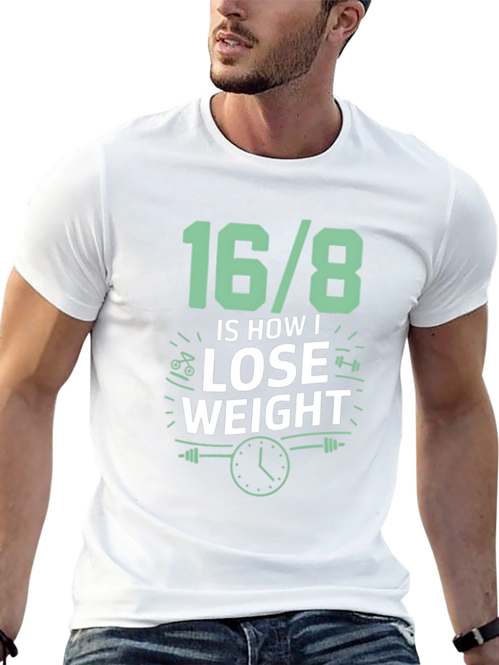 16/8 Intermittent Fasting Weight Loss T-Shirt