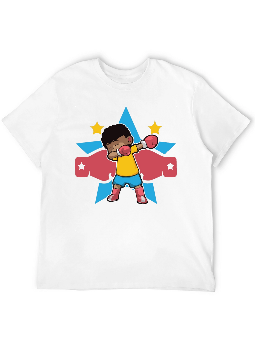 Dabbing Boxer Hero Graphic Tee