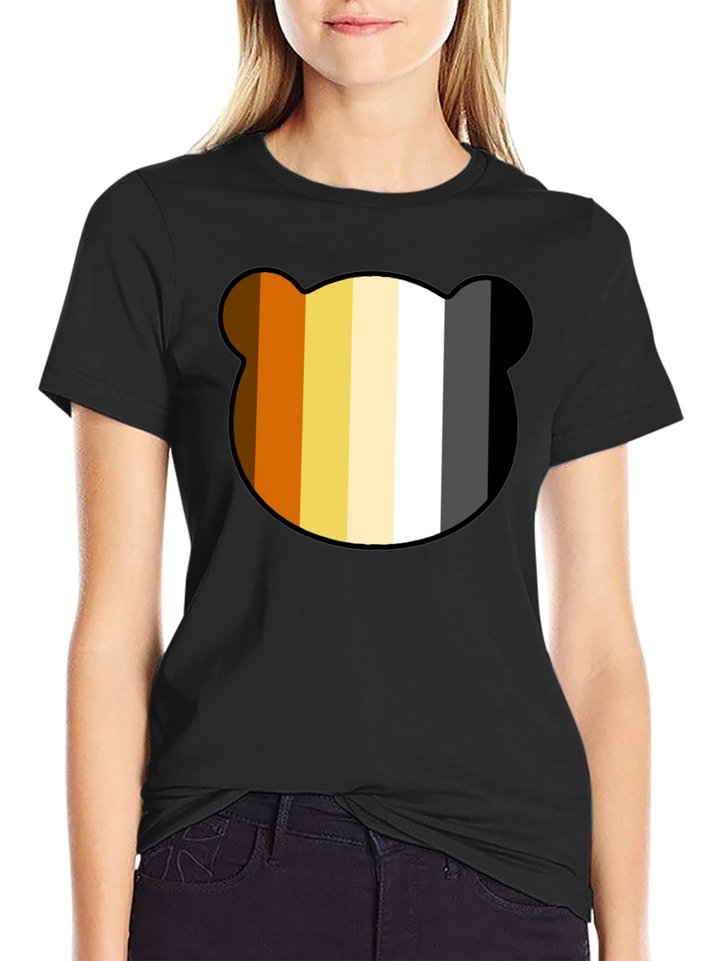 Bear Pride T-Shirt - Black Cotton Tee