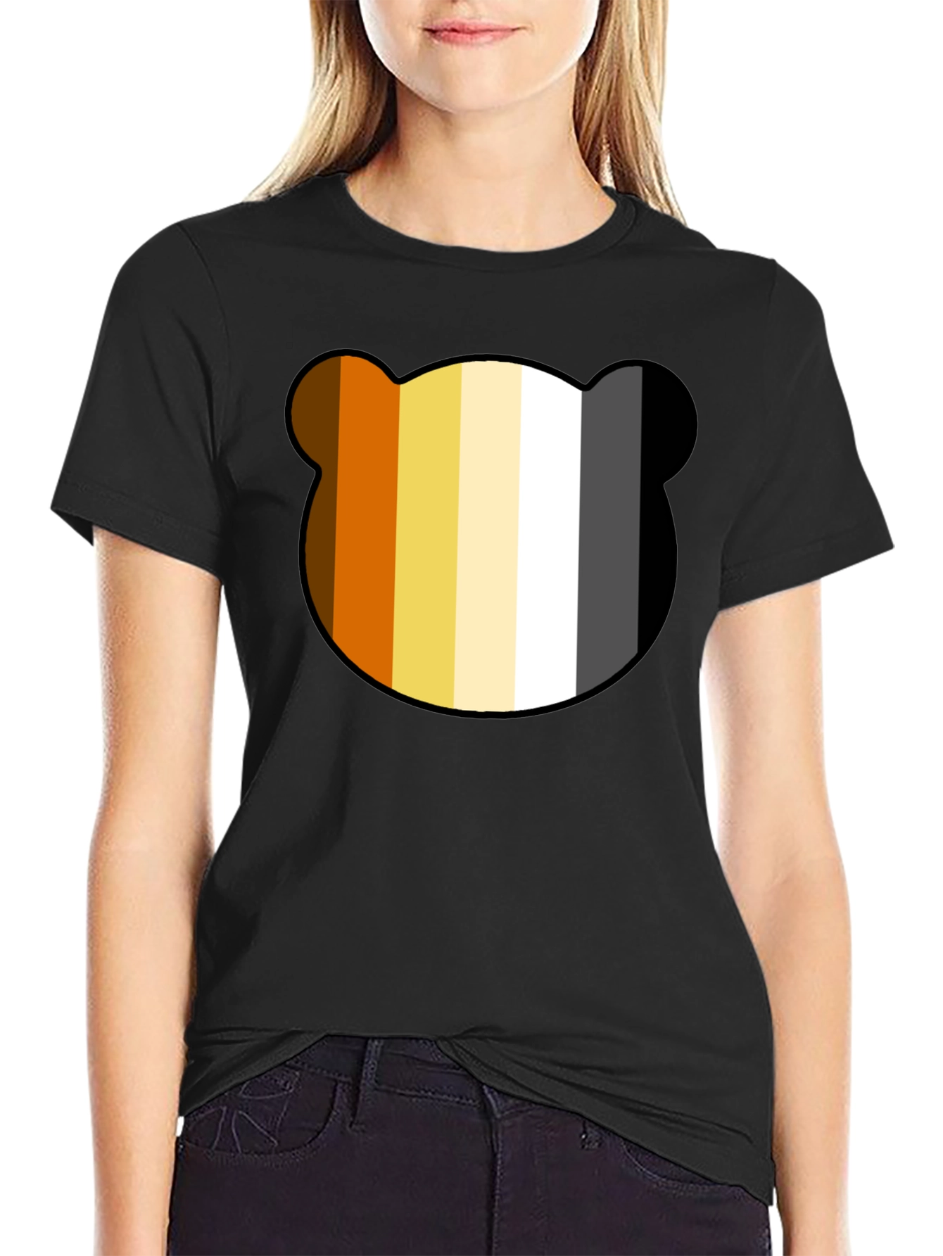 Bear Pride T-Shirt - Black Cotton Tee