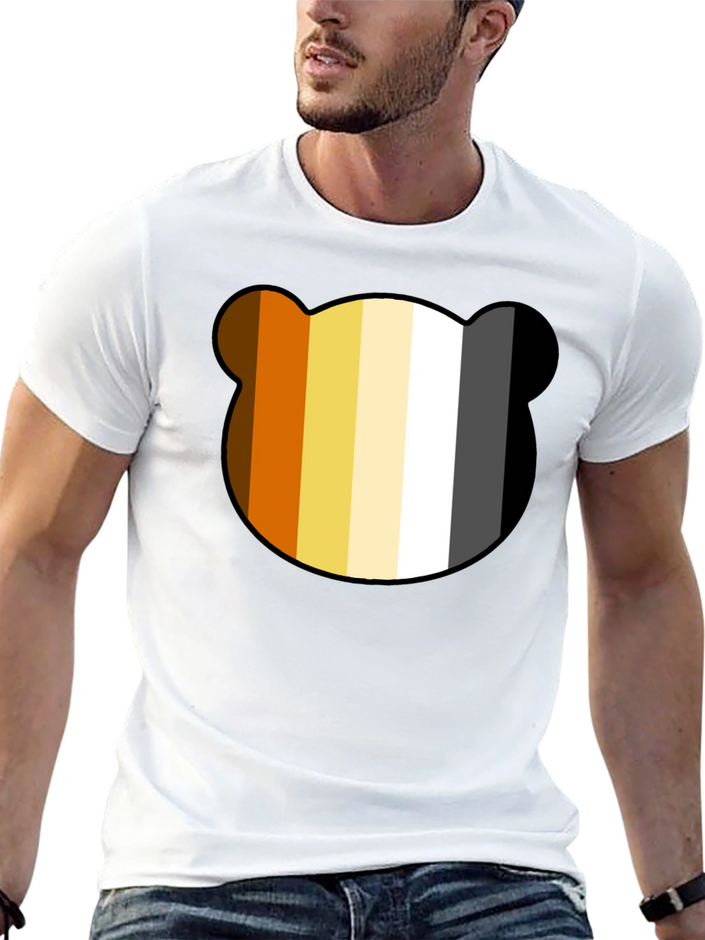 Bear Pride T-Shirt - Black Cotton Tee