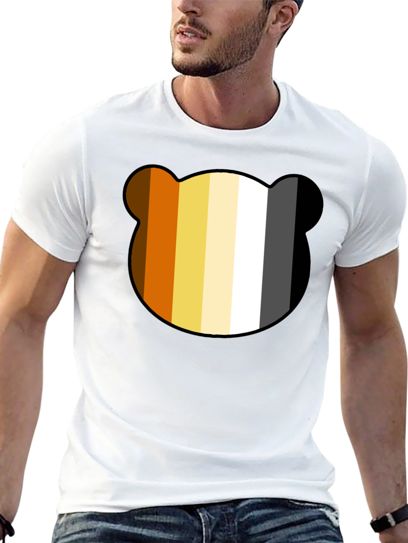 Bear Pride T-Shirt - Black Cotton Tee