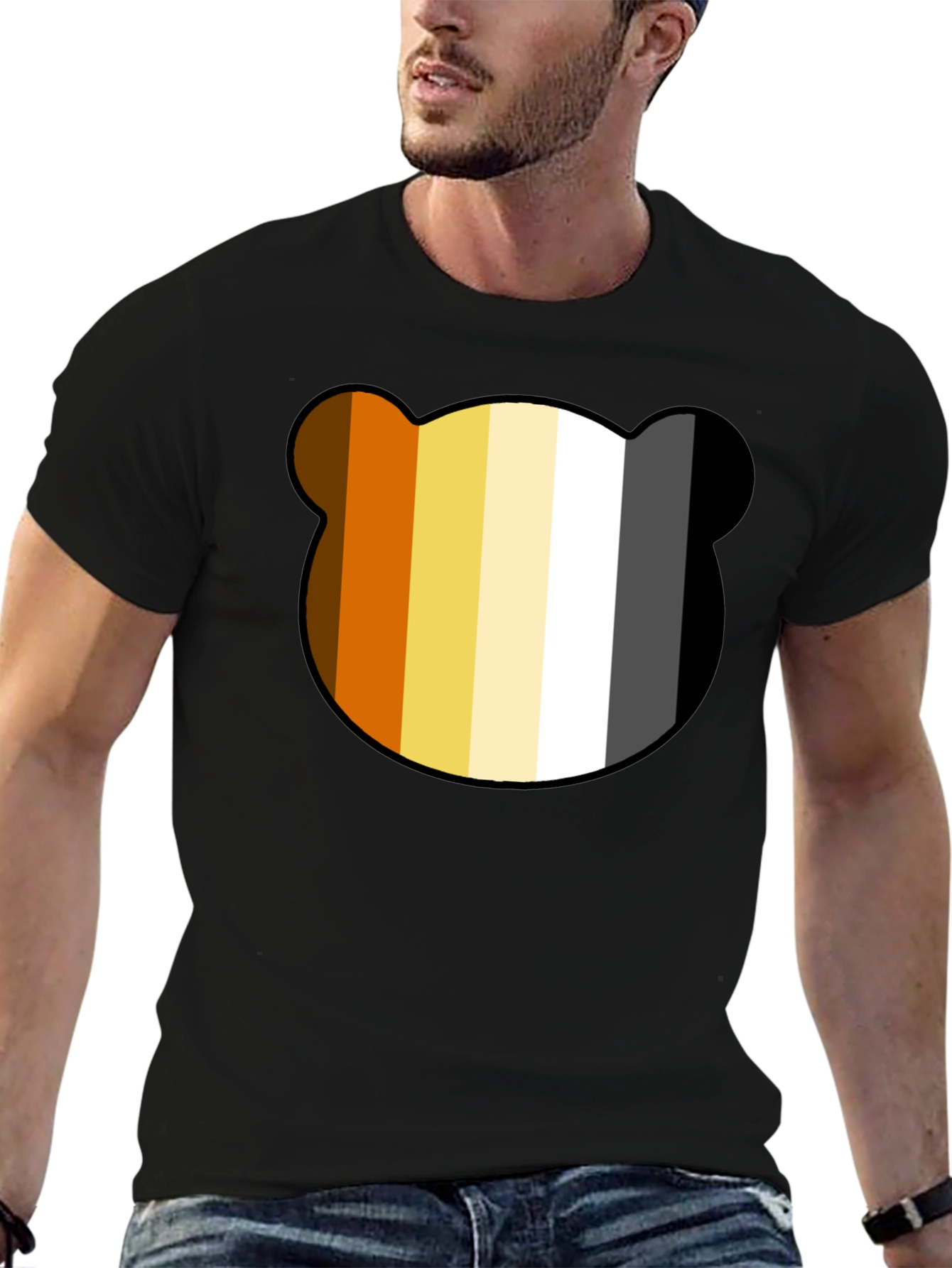 Bear Pride T-Shirt - Black Cotton Tee