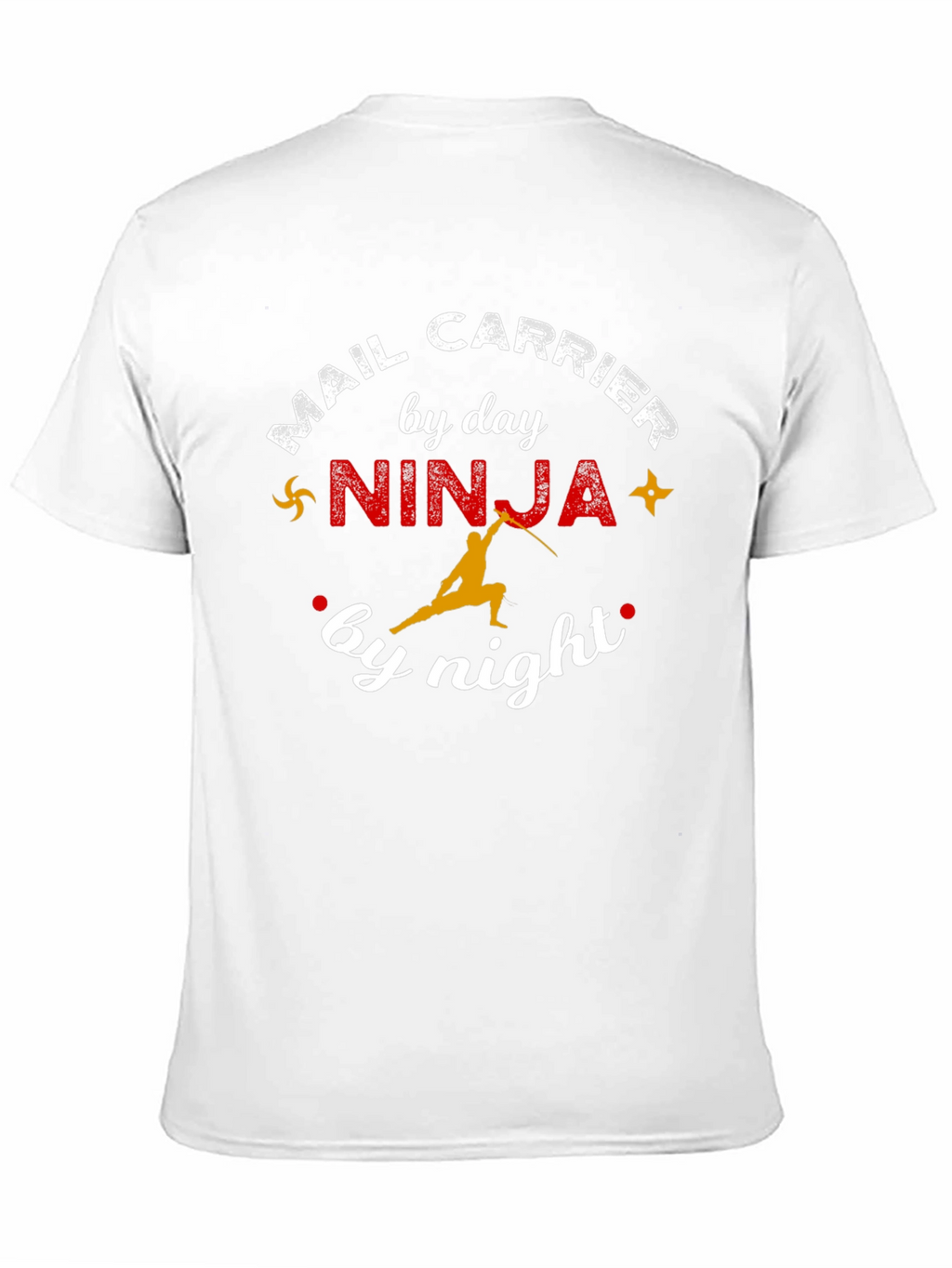 Mail Carrier Ninja T-Shirt - Funny Delivery Humor