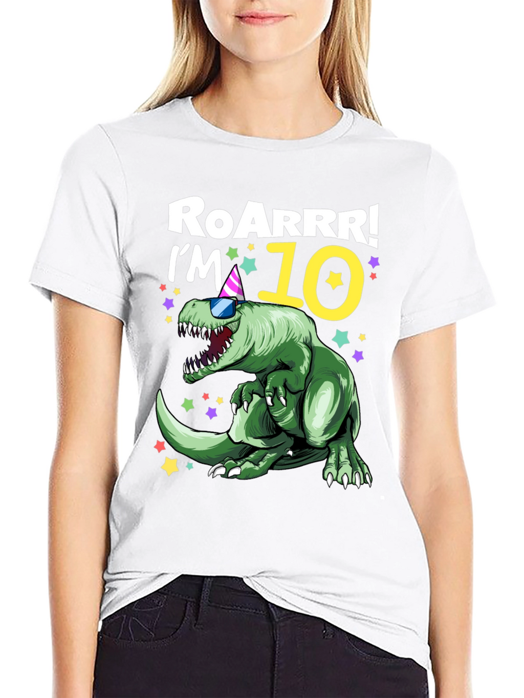 Roarrr! Im 10 Dinosaur T-Shirt