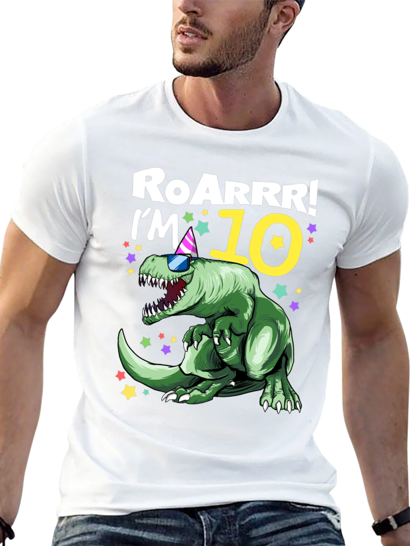 Roarrr! Im 10 Dinosaur T-Shirt