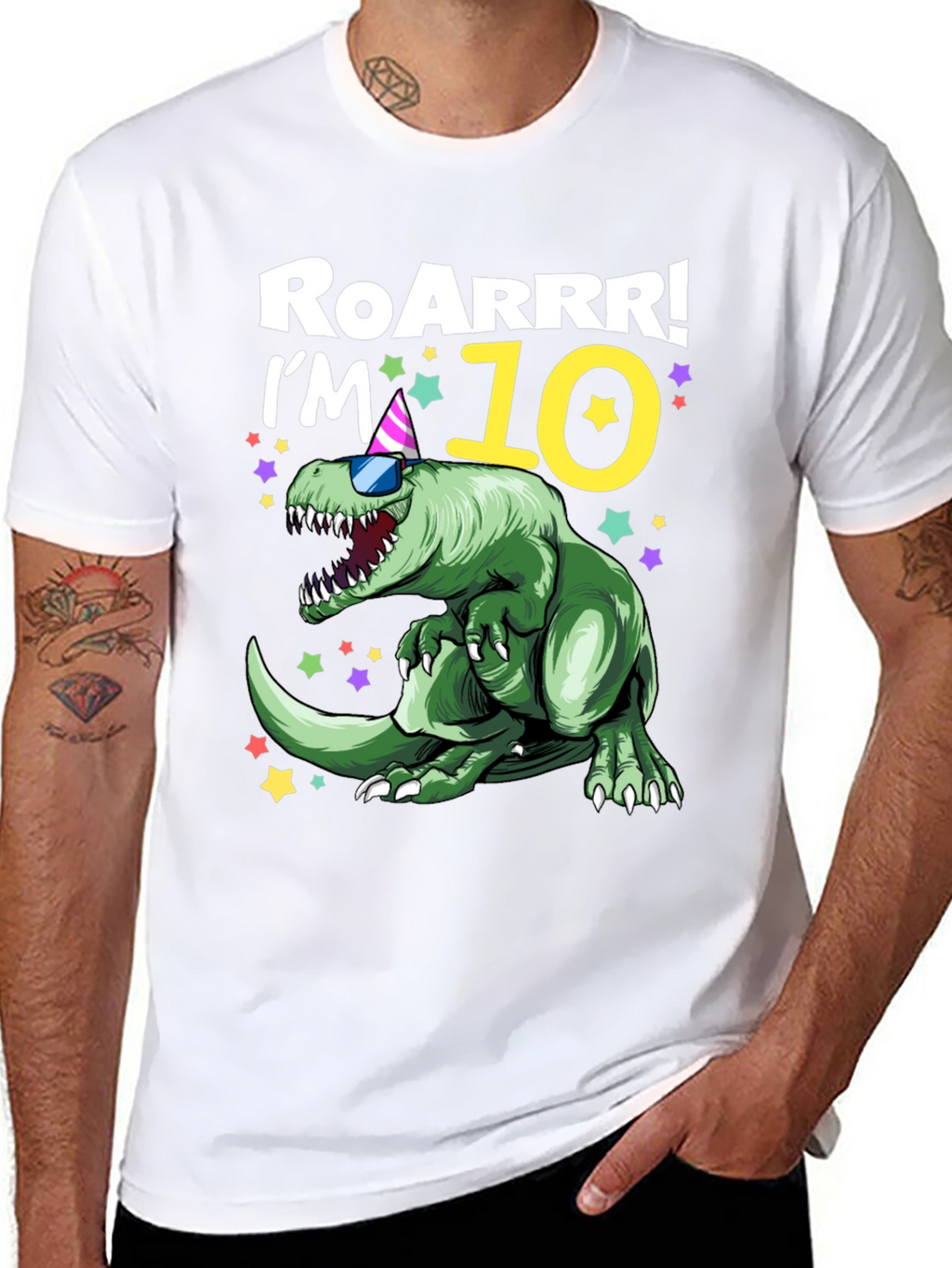 Roarrr! Im 10 Dinosaur T-Shirt