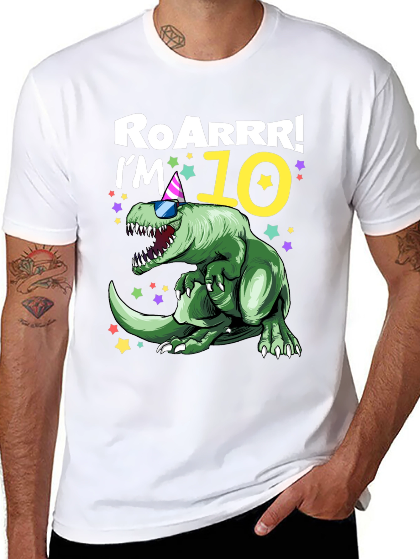 Roarrr! Im 10 Dinosaur T-Shirt