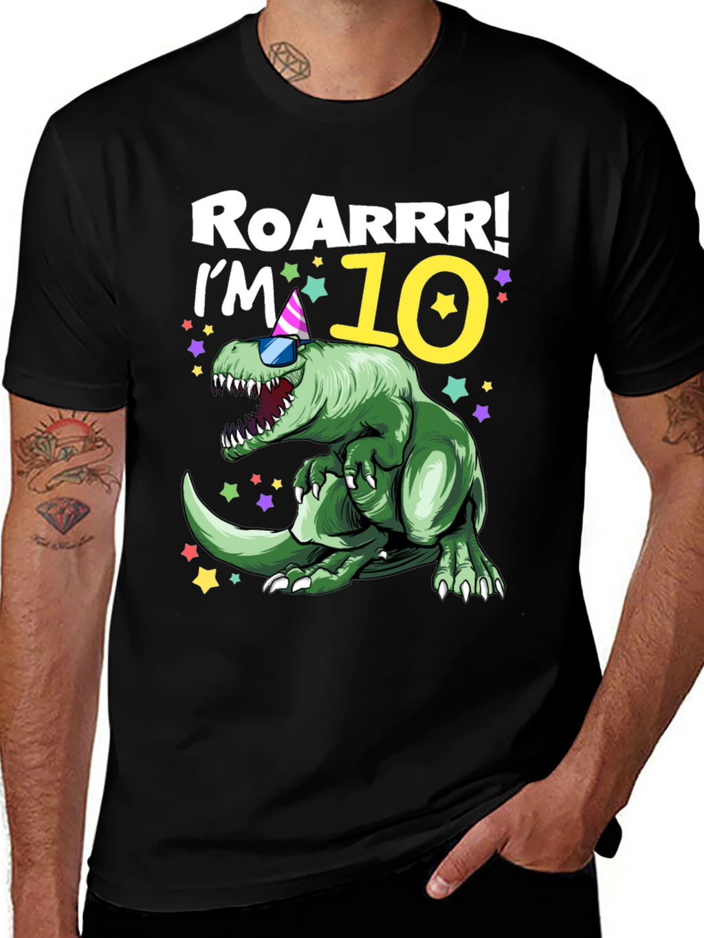 Roarrr! Im 10 Dinosaur T-Shirt