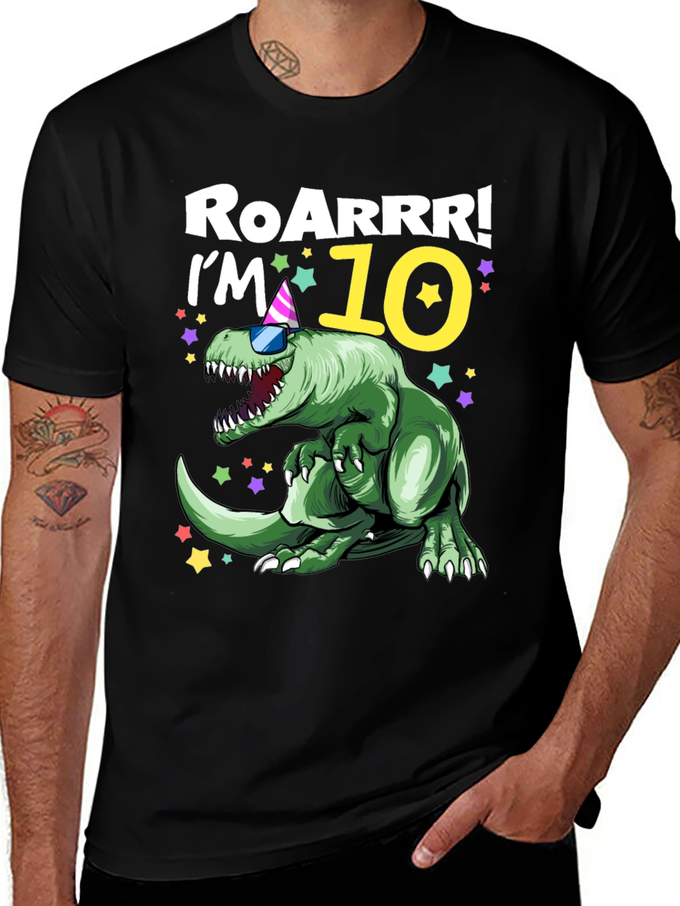 Roarrr! Im 10 Dinosaur T-Shirt